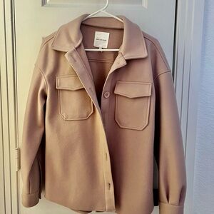 Avec Les Filles Tan Utility Jacket
